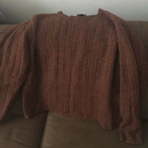 Adorable textured oversized sweater